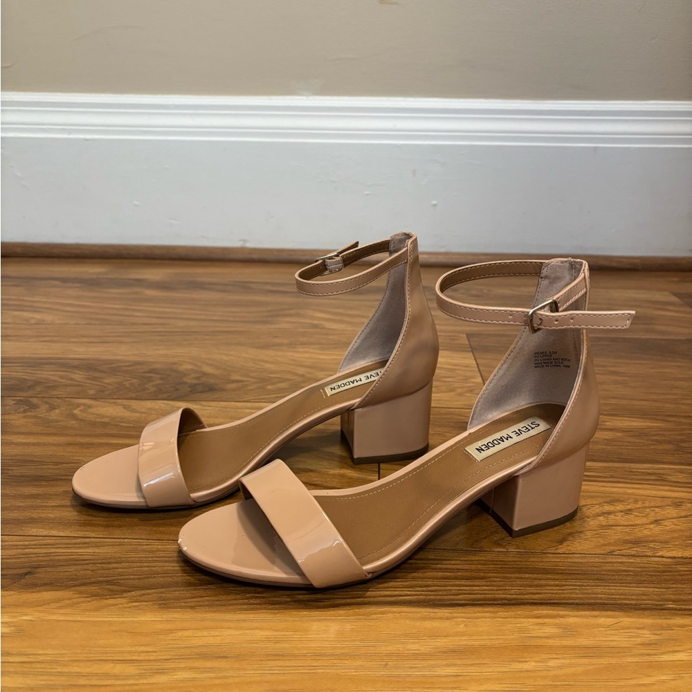 Steve Madden Women's Tan Block Heel Sandals